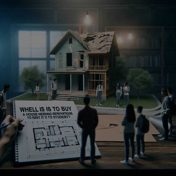 Est-il pertinent d'acheter une maison avec travaux pour la louer à des étudiants ?